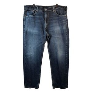 Levi's 505 Regular Fit Jeans Mens W40 L30 Blue‎ Denim Pants